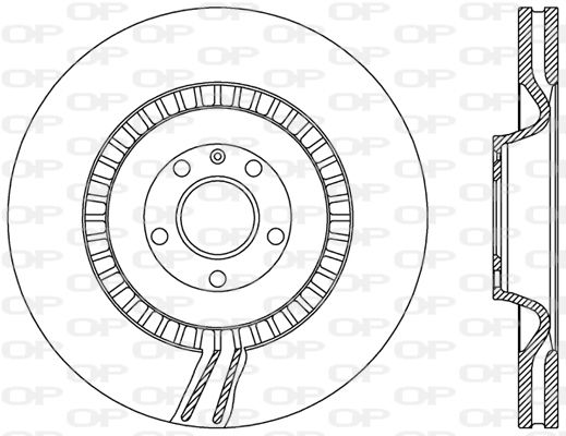 OPEN PARTS Тормозной диск BDR2475.20